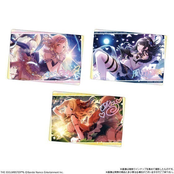 【歐賣小舖】食物已過期 BANDAI 偶像大師 餅卡 閃耀色彩 威化餅乾3-細節圖2
