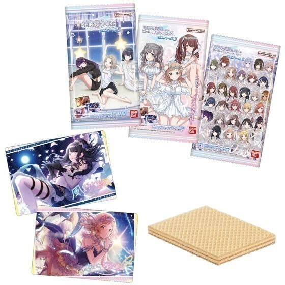 【歐賣小舖】食物已過期 BANDAI 偶像大師 餅卡 閃耀色彩 威化餅乾3-規格圖10
