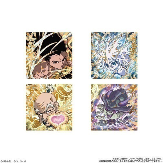 【歐賣小舖】食物已過期 BANDAI 獵人 HUNTER×HUNTER 餅貼 貼紙 威化餅乾 vol.2-細節圖2