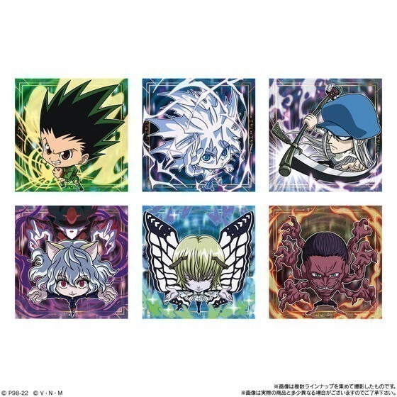 【歐賣小舖】食物已過期 BANDAI 獵人 HUNTER×HUNTER 餅貼 貼紙 威化餅乾 vol.2-細節圖5