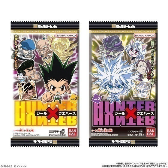 【歐賣小舖】食物已過期 BANDAI 獵人 HUNTER×HUNTER 餅貼 貼紙 威化餅乾 vol.2-細節圖7