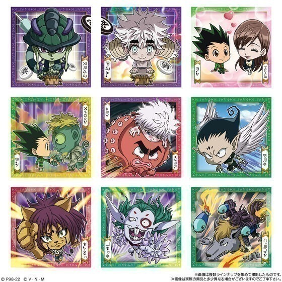 【歐賣小舖】食物已過期 BANDAI 獵人 HUNTER×HUNTER 餅貼 貼紙 威化餅乾 vol.2-細節圖3