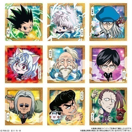 【歐賣小舖】食物已過期 BANDAI 獵人 HUNTER×HUNTER 餅貼 貼紙 威化餅乾 vol.2-細節圖4
