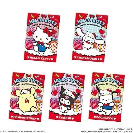 【歐賣小舖】食物已過期 BANDAI 三麗鷗 餅卡 威化餅乾5-細節圖2