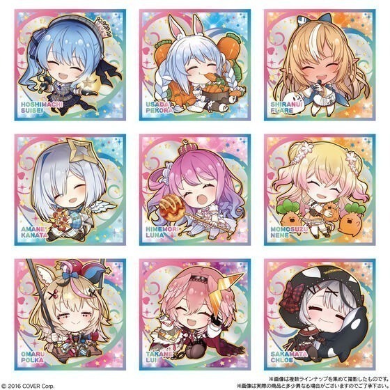 【歐賣小舖】食物已過期 BANDAI hololive 貼紙 餅貼 餅乾 vol.2-細節圖5