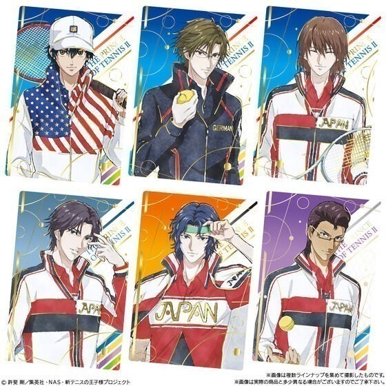 【歐賣小舖】食物已過期 BANDAI 新網球王子 餅卡 雙威化餅乾-細節圖2