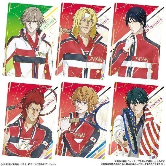 【歐賣小舖】食物已過期 BANDAI 新網球王子 餅卡 雙威化餅乾-細節圖3