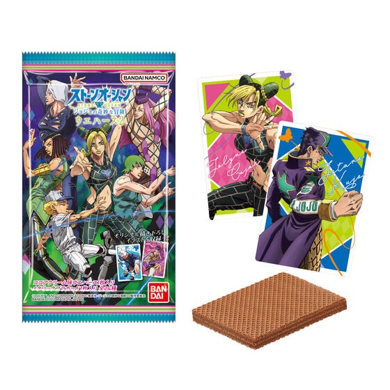 【歐賣小舖】餅乾已過期 現貨 BANDAI 餅卡 JoJo的奇妙冒險 石之海 威化餅乾2 盲抽（隨機出貨）-規格圖10