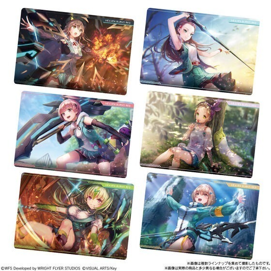 【歐賣小舖】食物已過期 BANDAI 緋染天空 Heaven Burns Red 餅卡 威化餅乾 第2彈-細節圖4