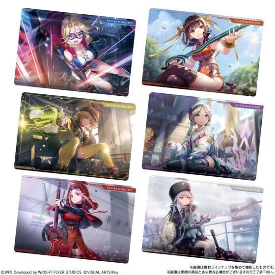 【歐賣小舖】食物已過期 BANDAI 緋染天空 Heaven Burns Red 餅卡 威化餅乾 第2彈-細節圖5