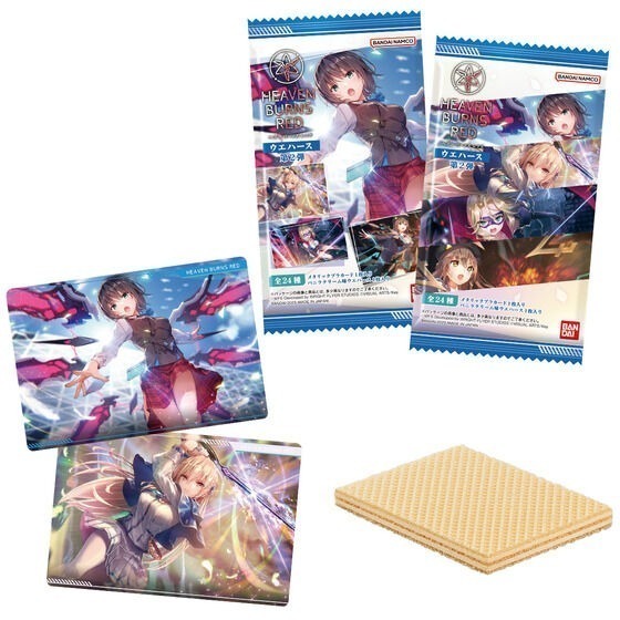 【歐賣小舖】食物已過期 BANDAI 緋染天空 Heaven Burns Red 餅卡 威化餅乾 第2彈-規格圖6