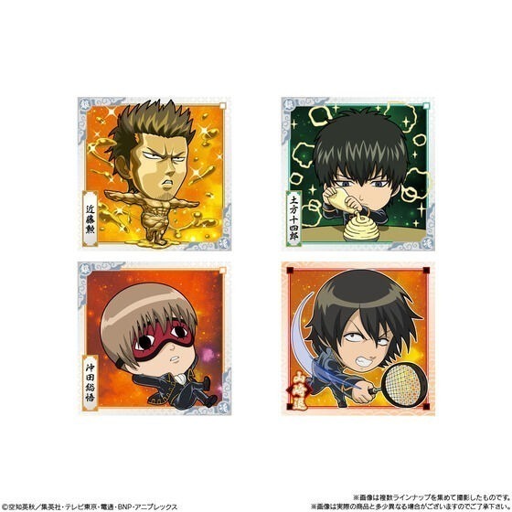 【歐賣小舖】食物已過期 BANDAI 銀魂 餅貼 貼紙 威化餅乾-細節圖4