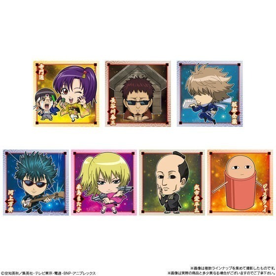 【歐賣小舖】食物已過期 BANDAI 銀魂 餅貼 貼紙 威化餅乾-細節圖6