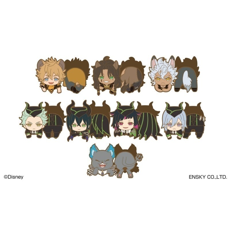 【歐賣小舖】ensky 迪士尼扭曲仙境 軟膠夾子 Abox Bbox Cbox-細節圖2