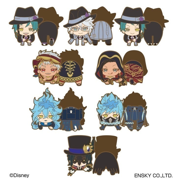 【歐賣小舖】ensky 迪士尼扭曲仙境 軟膠夾子 Abox Bbox Cbox-細節圖3