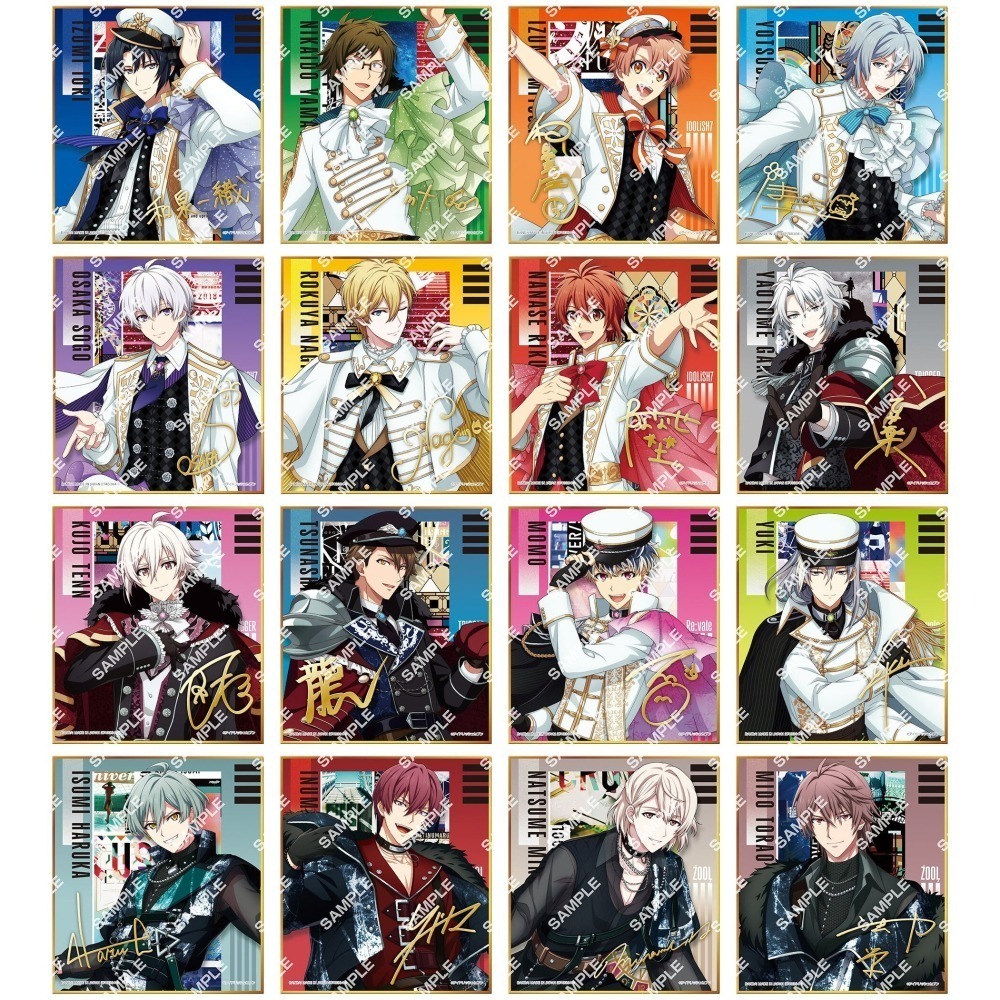 歐賣小舖】BANDAI 偶像星願i7 IDOLISH7 色紙XII 第12彈全16種轉卡版