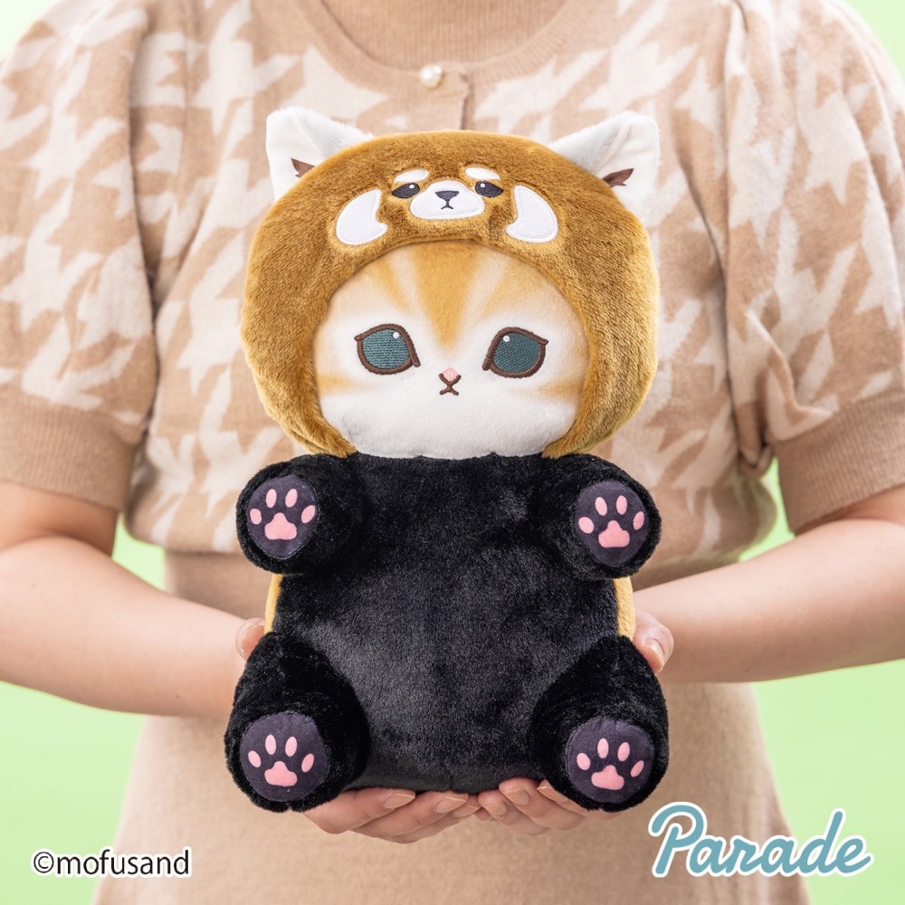 【歐賣小舖】parade 景品娃 mofusand 貓福珊迪 貓熊 熊貓 小貓熊 小熊貓 大娃娃 全2種-細節圖7