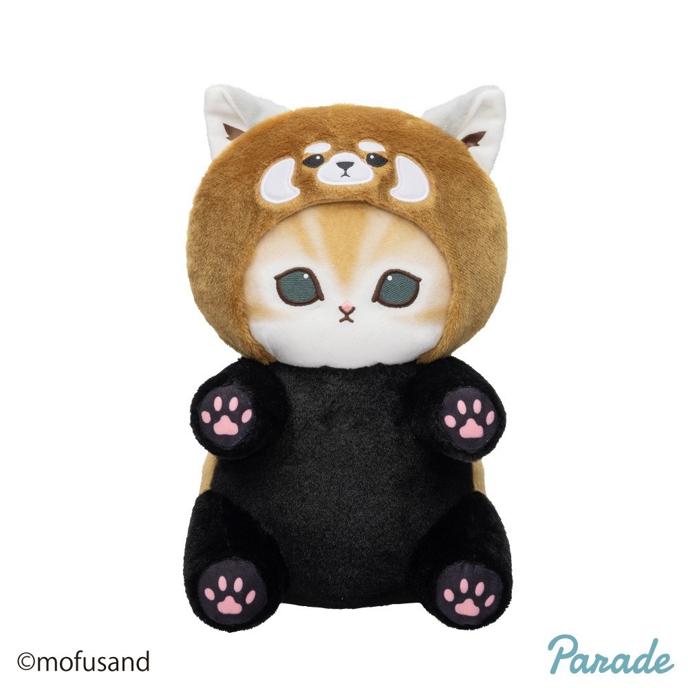 【歐賣小舖】parade 景品娃 mofusand 貓福珊迪 貓熊 熊貓 小貓熊 小熊貓 大娃娃 全2種-規格圖7