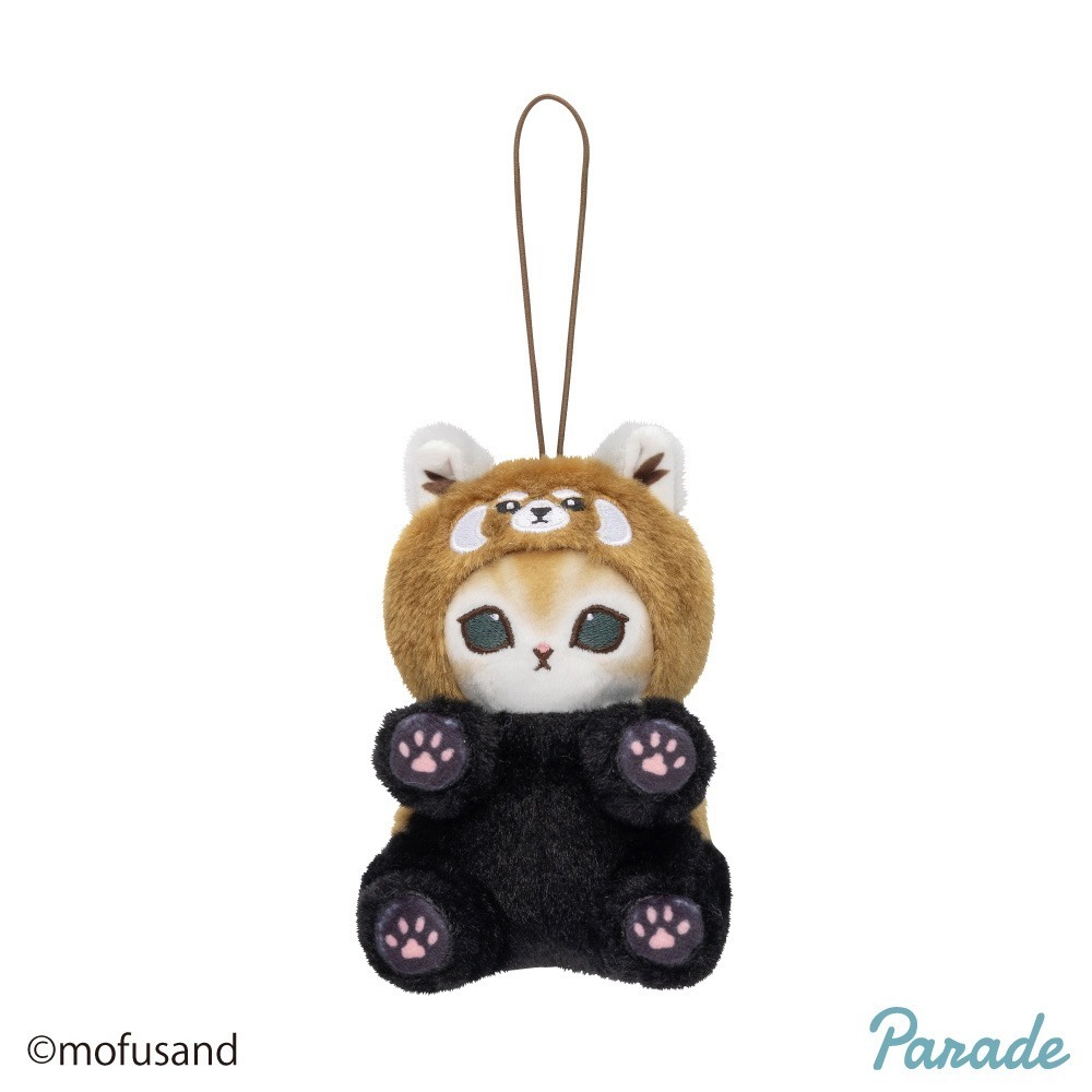 【歐賣小舖】parade 景品娃 mofusand 貓福珊迪 貓熊 熊貓 小貓熊 小熊貓 娃娃吊飾 全2種-規格圖7