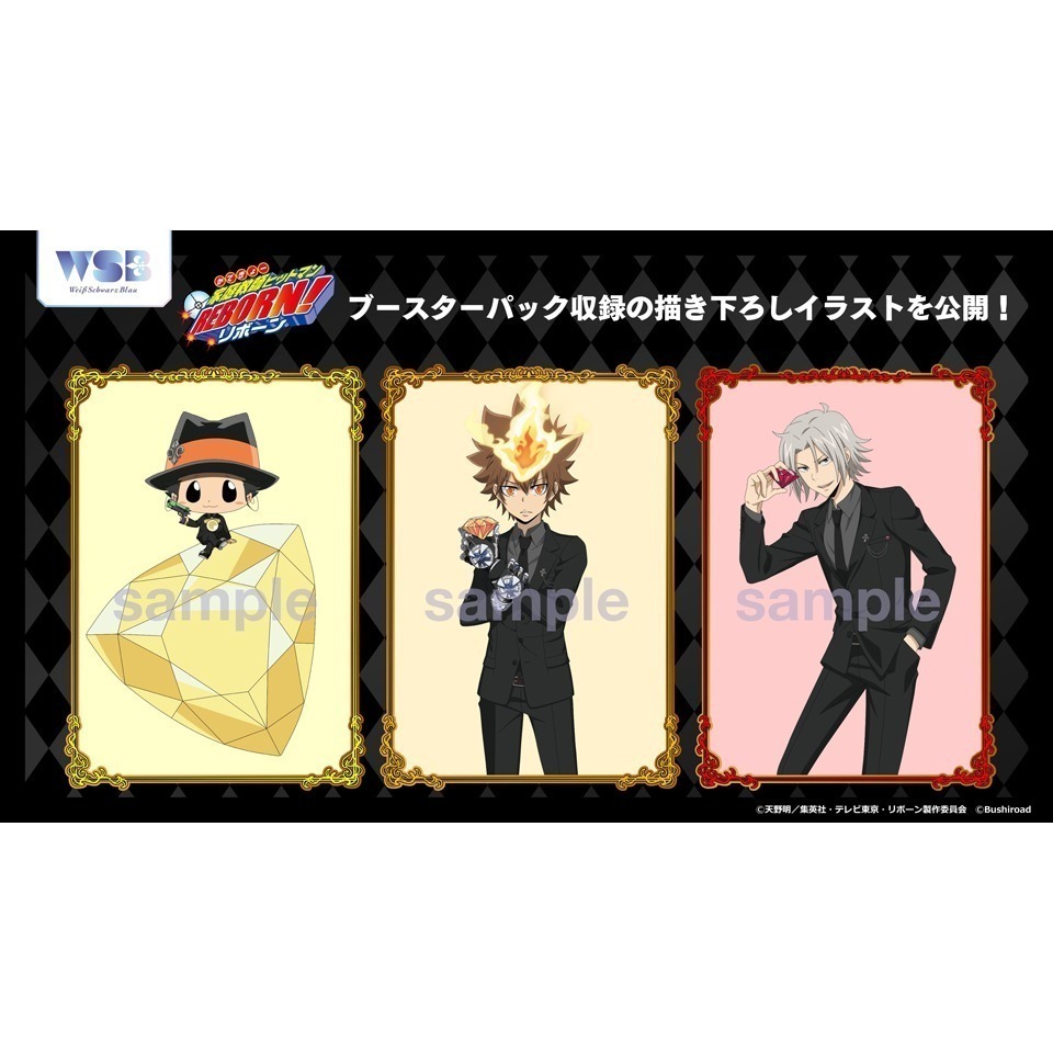 【歐賣小舖】bushiroad 家庭教師 REBORN 黑白藍三翼 Weiss Schwarz Blau WSB卡-細節圖2