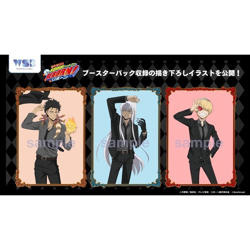 【歐賣小舖】bushiroad 家庭教師 REBORN 黑白藍三翼 Weiss Schwarz Blau WSB卡-細節圖4