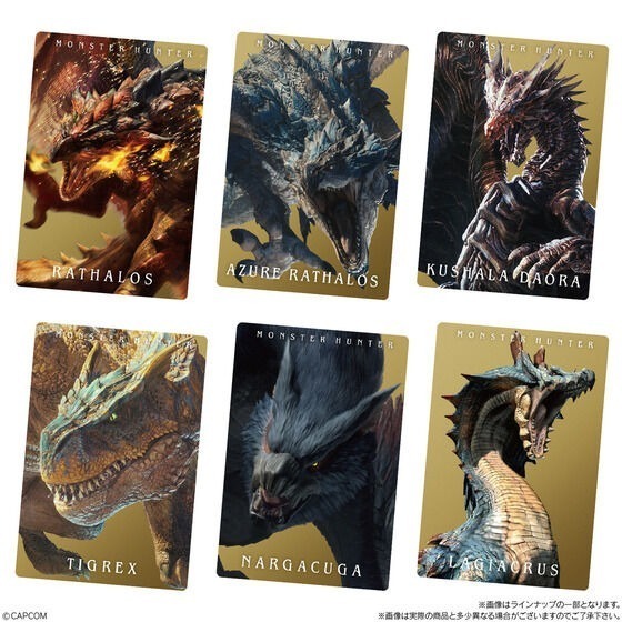 【歐賣小舖】食物已過期 BANDAI 魔物獵人 20週年 20th Anniversary 餅卡 威化餅乾-細節圖5