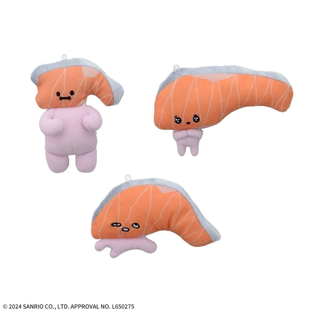 【歐賣小舖】SEGA 景品 日版 三麗鷗 KIRIMICHAN 鮭魚子 娃娃 Vol.2 全3種-規格圖1