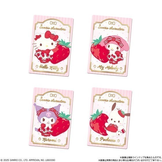 【歐賣小舖】食物已過期 BANDAI 三麗鷗 餅卡 威化餅乾10 ～一起慶祝草莓新聞50週年♡～-細節圖8
