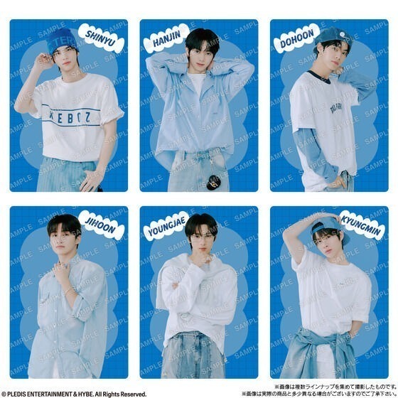 【歐賣小舖】BANDAI TWS From PLEDIS ENTERTAINMENT 貼紙 餅貼 雙威化餅乾-細節圖3