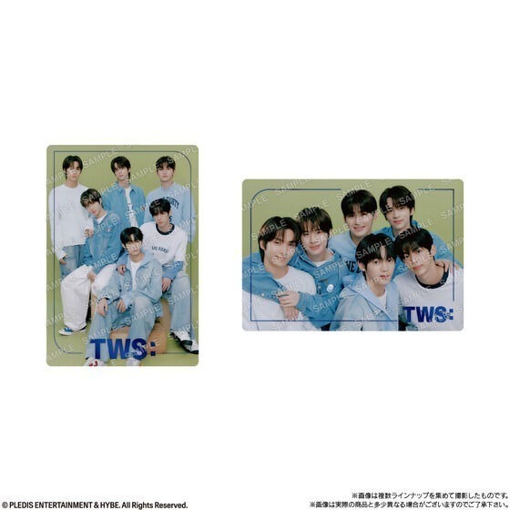 【歐賣小舖】BANDAI TWS From PLEDIS ENTERTAINMENT 貼紙 餅貼 雙威化餅乾-細節圖6