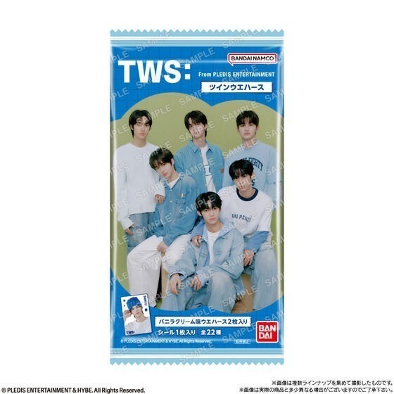 【歐賣小舖】BANDAI TWS From PLEDIS ENTERTAINMENT 貼紙 餅貼 雙威化餅乾-細節圖7