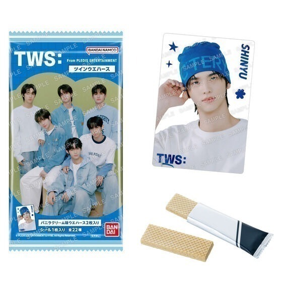 【歐賣小舖】BANDAI TWS From PLEDIS ENTERTAINMENT 貼紙 餅貼 雙威化餅乾-規格圖7