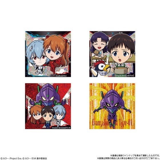 【歐賣小舖】BANDAI 新世紀福音戰士 EVA 餅貼 貼紙 威化餅乾 補完計畫-細節圖5