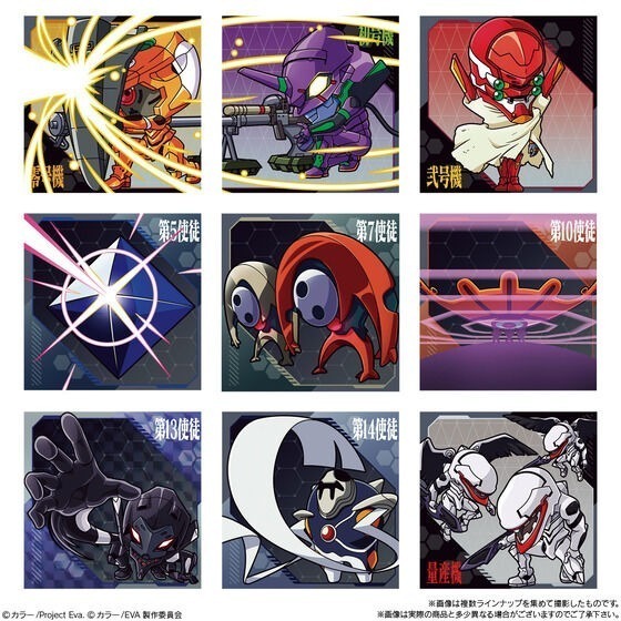 【歐賣小舖】BANDAI 新世紀福音戰士 EVA 餅貼 貼紙 威化餅乾 補完計畫-細節圖4