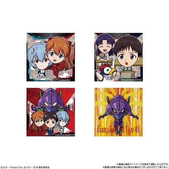 【歐賣小舖】BANDAI 新世紀福音戰士 EVA 餅貼 貼紙 威化餅乾 補完計畫-細節圖5