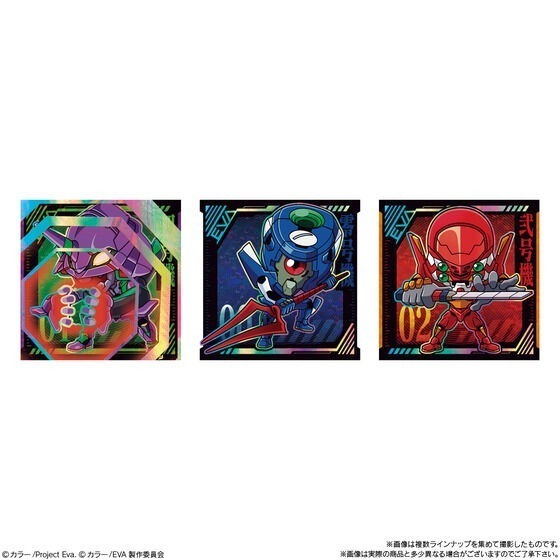 【歐賣小舖】BANDAI 新世紀福音戰士 EVA 餅貼 貼紙 威化餅乾 補完計畫-細節圖6
