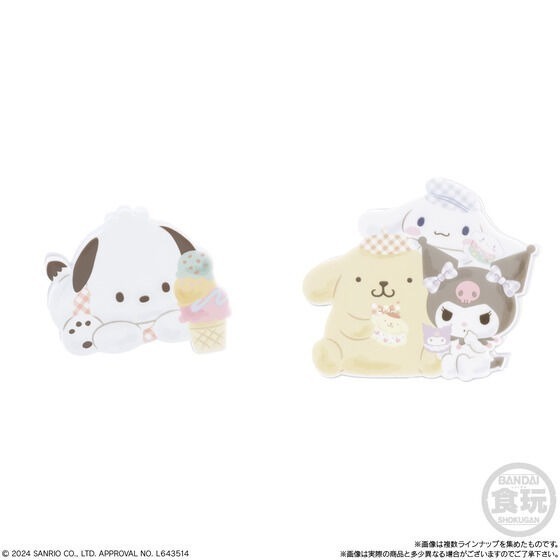 【歐賣小舖】BANDAI 食玩 三麗鷗 壓克力夾子 全14種-細節圖6