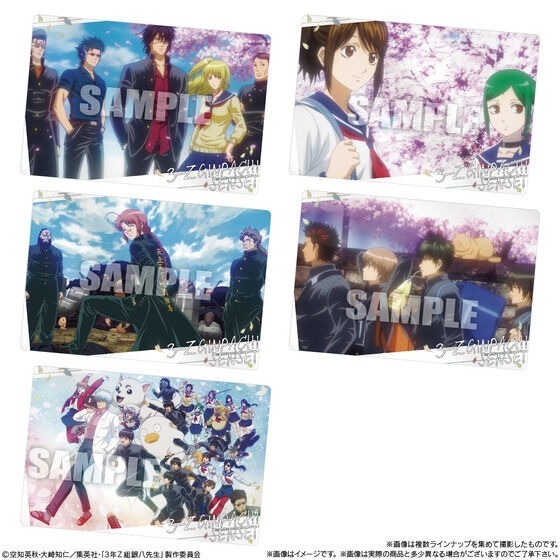 【歐賣小舖】BANDAI 銀魂 3年Z班銀八老師 餅卡 威化餅乾-細節圖5