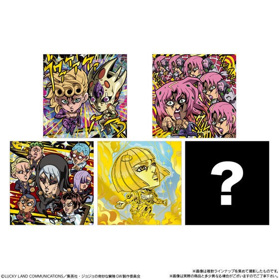 【歐賣小舖】BANDAI JoJo的奇妙冒險 黃金之風 Episodio02 餅貼 貼紙 威化餅乾-細節圖7