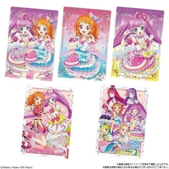 【歐賣小舖】BANDAI 偶像學園×星光樂園 THE MOVIE -相遇的奇蹟！ 餅卡 威化餅乾-細節圖2