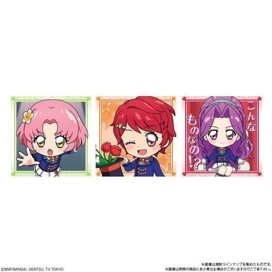 【歐賣小舖】BANDAI Aikatsu！ 偶像學園 餅貼 貼紙 威化餅乾-細節圖3