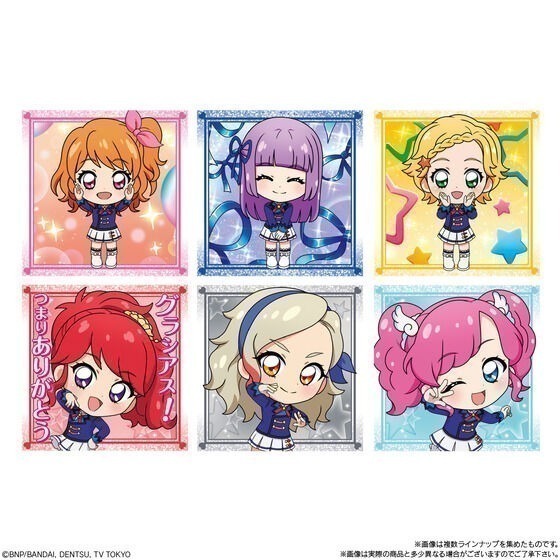 【歐賣小舖】BANDAI Aikatsu！ 偶像學園 餅貼 貼紙 威化餅乾-細節圖4