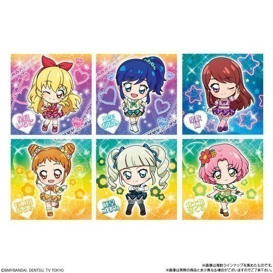 【歐賣小舖】BANDAI Aikatsu！ 偶像學園 餅貼 貼紙 威化餅乾-細節圖5