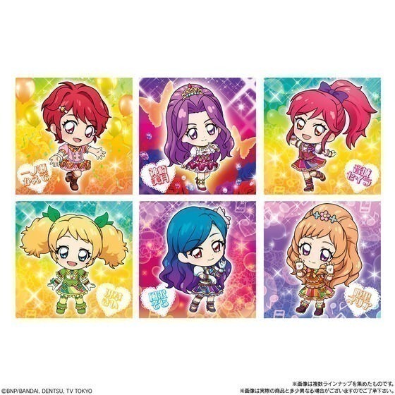 【歐賣小舖】BANDAI Aikatsu！ 偶像學園 餅貼 貼紙 威化餅乾-細節圖6