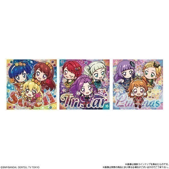 【歐賣小舖】BANDAI Aikatsu！ 偶像學園 餅貼 貼紙 威化餅乾-細節圖7