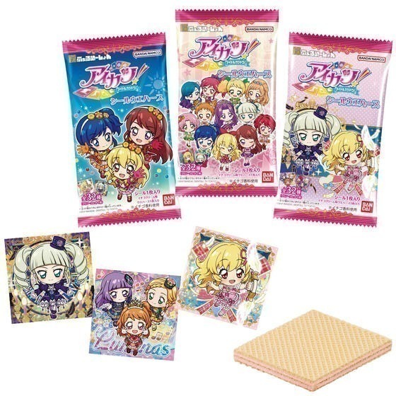 【歐賣小舖】BANDAI Aikatsu！ 偶像學園 餅貼 貼紙 威化餅乾-規格圖10