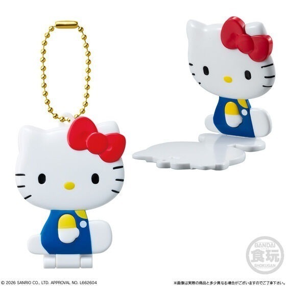 【歐賣小舖】BANDAI 三麗鷗 HELLO KITTY KITTY貓 凱蒂貓 鏡子吊飾 軟糖-細節圖3