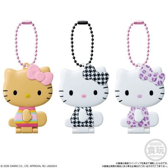 【歐賣小舖】BANDAI 三麗鷗 HELLO KITTY KITTY貓 凱蒂貓 鏡子吊飾 軟糖-細節圖4
