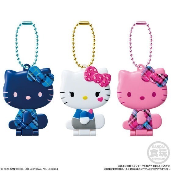 【歐賣小舖】BANDAI 三麗鷗 HELLO KITTY KITTY貓 凱蒂貓 鏡子吊飾 軟糖-細節圖7