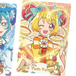 【歐賣小舖】食物已過期 BANDAI 劇場版 美味Party 光之美少女 夢想的兒童套餐 閃卡 軟糖-規格圖8